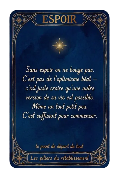Espoir, détail verso